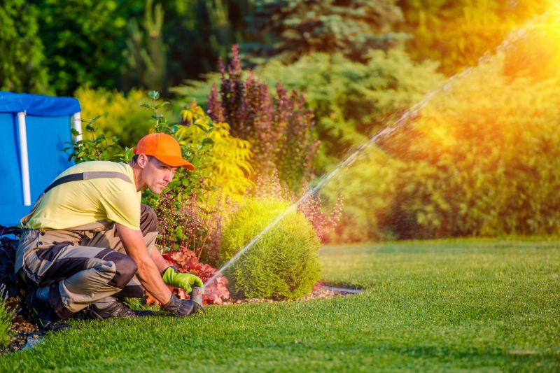 Grass Sprinkler Installation