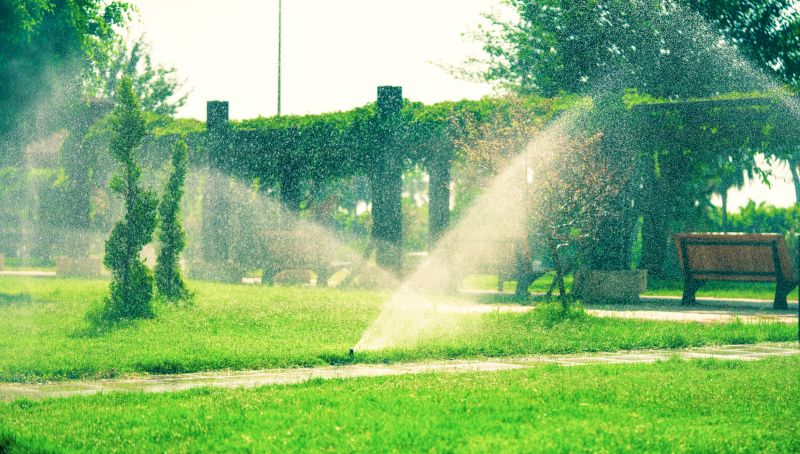 Grass Sprinkler Installation