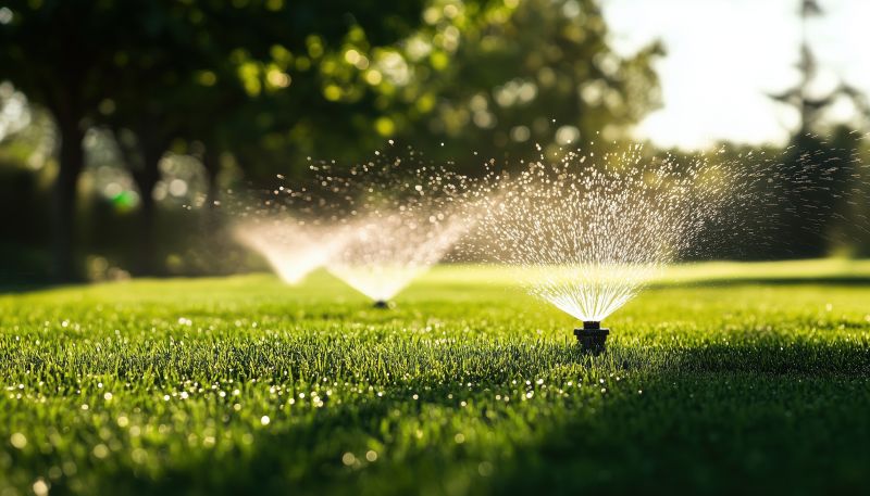 Grass Sprinkler Installation
