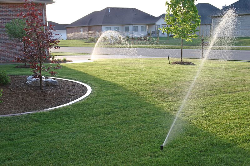 Grass Sprinkler Installation